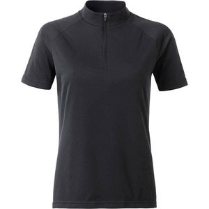 Qixi | T Shirt publicitaire pour femme Noir