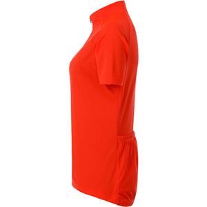 Qixi | T Shirt publicitaire pour femme Orange Vif 3