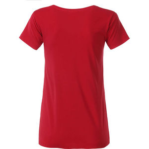 Qybu | T Shirt publicitaire pour femme Rouge 1