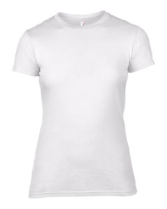 Qysoo | T Shirt publicitaire pour femme Blanc 1