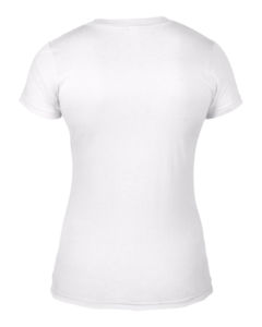 Qysoo | T Shirt publicitaire pour femme Blanc 3