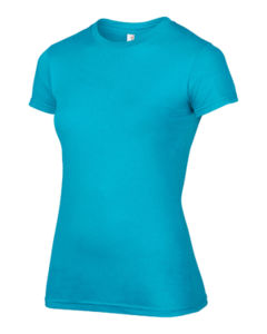 Qysoo | T Shirt publicitaire pour femme Bleu Caraibe 2