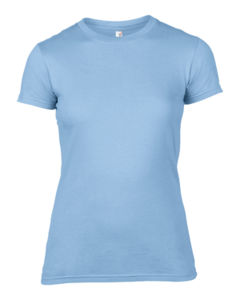 Qysoo | T Shirt publicitaire pour femme Bleu clair 1