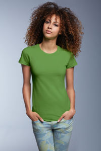 Qysoo | T Shirt publicitaire pour femme Lime Neon 1