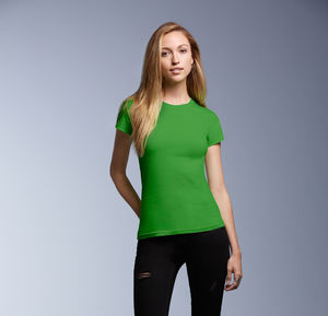 Qysoo | T Shirt publicitaire pour femme Lime Neon 3