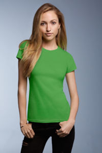 Qysoo | T Shirt publicitaire pour femme Lime Neon 4