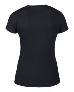 Qysoo | T Shirt publicitaire pour femme Noir 3