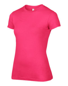Qysoo | T Shirt publicitaire pour femme Rose Vif 3