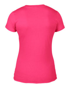 Qysoo | T Shirt publicitaire pour femme Rose Vif 4