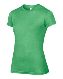 Qysoo | T Shirt publicitaire pour femme Vert chiné 2