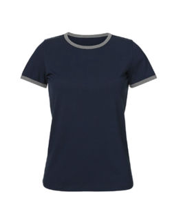 Returns | T Shirt publicitaire pour femme Bleu marine 10