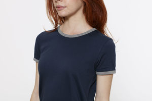 Returns | T Shirt publicitaire pour femme Bleu marine 5