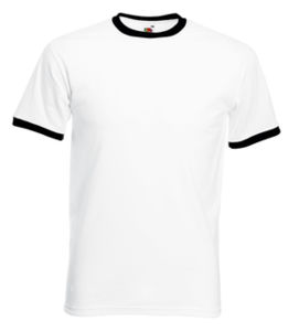 Ringer T | T Shirt publicitaire pour homme Beige clair 1