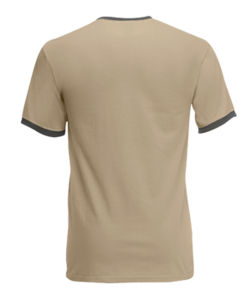 Ringer T | T Shirt publicitaire pour homme Kaki Graphite 2