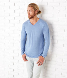 Rudo | T Shirt publicitaire pour homme Bleu Mélangé 1