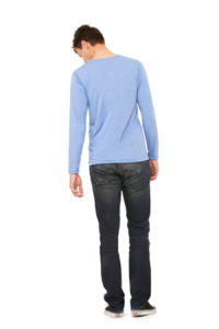 Rudo | T Shirt publicitaire pour homme Bleu Mélangé 5