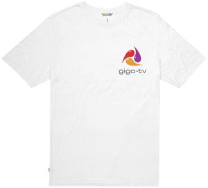 Sarek | T Shirt publicitaire pour homme Blanc 4