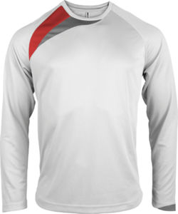 Seki | T Shirt publicitaire pour enfant Blanc Rouge Gris