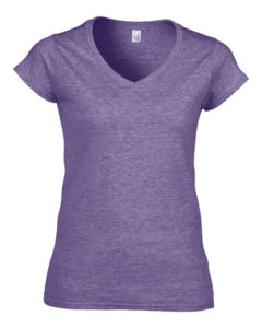 Soli | T Shirt publicitaire pour femme Violet Mélangé 1