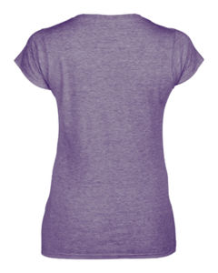 Soli | T Shirt publicitaire pour femme Violet Mélangé 3