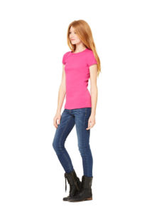 Stretch Rib | T Shirt publicitaire pour femme Fuchsia 2