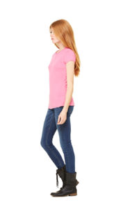 Stretch Rib | T Shirt publicitaire pour femme Rose 2