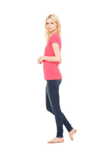 Stretch Rib | T Shirt publicitaire pour femme Rose 5