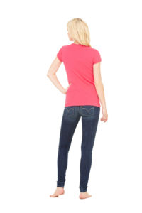 Stretch Rib | T Shirt publicitaire pour femme Rose 6