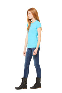 Stretch Rib | T Shirt publicitaire pour femme Turquoise 2