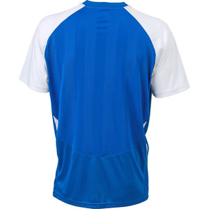Syze | T Shirt publicitaire pour homme Bleu royal Blanc 1