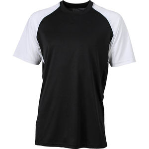 Syze | T Shirt publicitaire pour homme Noir Blanc 3