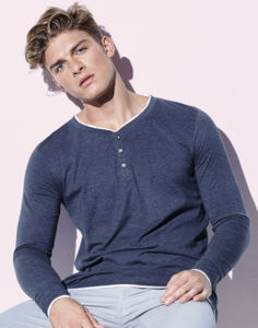 Tivolo | T Shirt publicitaire pour homme Marine chiné 2