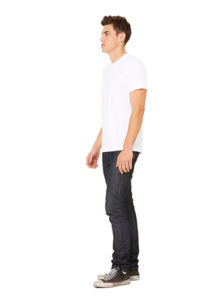 Unisex Jersey | T Shirt publicitaire pour homme Blanc 3