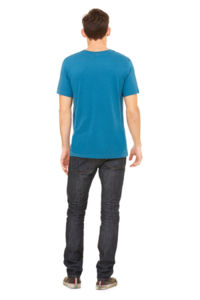 Unisex Jersey | T Shirt publicitaire pour homme Bleu Diva 4