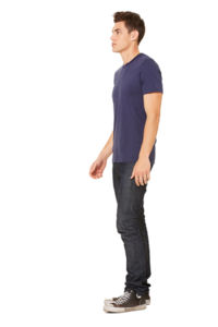 Unisex Jersey | T Shirt publicitaire pour homme Marine 3