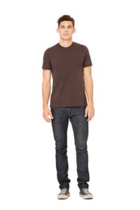 Unisex Jersey | T Shirt publicitaire pour homme Marron 1
