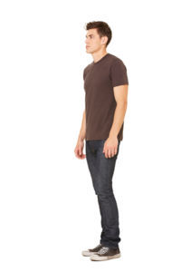 Unisex Jersey | T Shirt publicitaire pour homme Marron 2