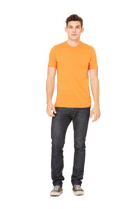 Unisex Jersey | T Shirt publicitaire pour homme Orange 1