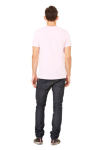 Unisex Jersey | T Shirt publicitaire pour homme Rose Soft 3