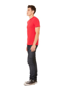 Unisex Jersey | T Shirt publicitaire pour homme Rouge 2