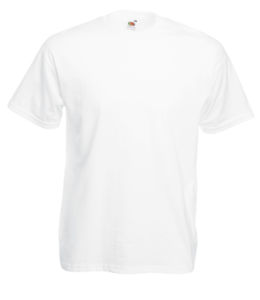 Value Weight | T Shirt publicitaire pour homme Blanc 1