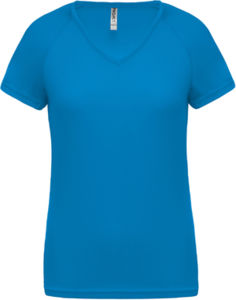 Viffu | T Shirt publicitaire pour femme Aqua blue 1