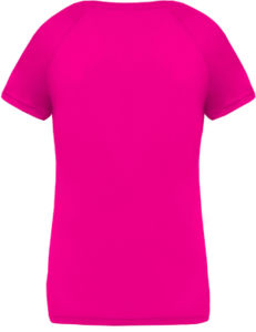Viffu | T Shirt publicitaire pour femme Fuschia