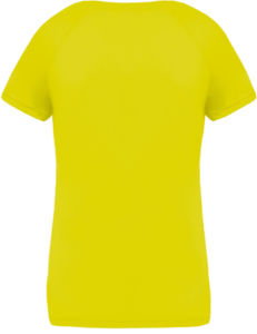 Viffu | T Shirt publicitaire pour femme Jaune Fluo