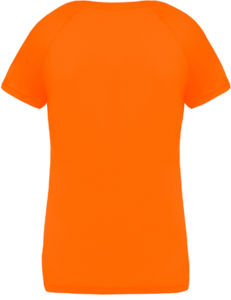 Viffu | T Shirt publicitaire pour femme Orange Fluo