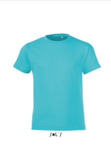 Vopy | T Shirt publicitaire pour enfant Bleu Atoll