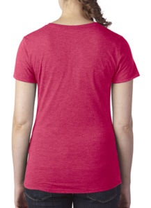 Vutoho | T Shirt publicitaire pour femme Rouge chiné