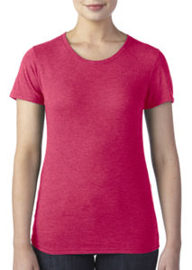 Vutoho | T Shirt publicitaire pour femme Rouge chiné 1