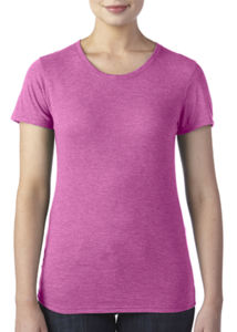 Vutoho | T Shirt publicitaire pour femme Rouge framboise 1
