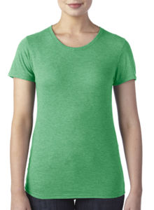 Vutoho | T Shirt publicitaire pour femme Vert chiné 1